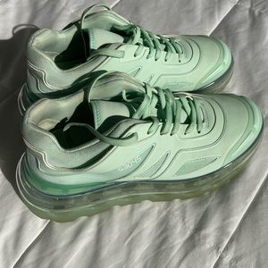 Shoes 53045 Women Bump Air Platform Sneaker Mint Green  Size: 11.5 US - 42 EU